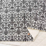 Cotton Oxford Print Quilted Fabric  - Damask - nomura tailor