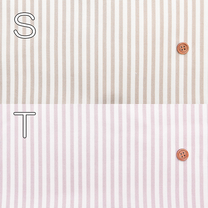 Cotton Oxford Printed Fabric - Stripe - nomura tailor