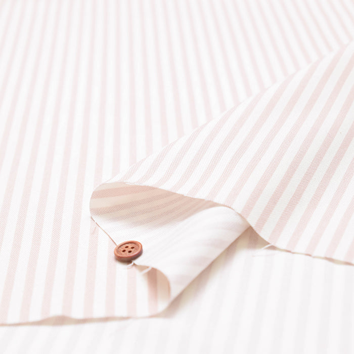 Cotton Oxford Printed Fabric - Stripe - nomura tailor