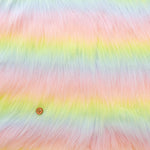 Made in China Polyester Rainbow Fur Fabric - nomura tailor
