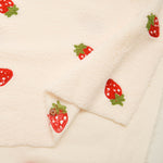 Made in China - Boa Embroidered Fabric - Strawberry - nomura tailor