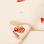 Made in China - Boa Embroidered Fabric - Strawberry - nomura tailor