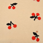 Made in China - Boa Embroidered Fabric - Cherry - nomura tailor