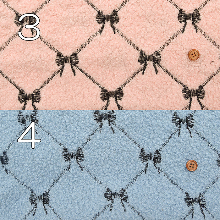 Made in China Poodle Embroidered Fabric - Ribbon - nomura tailor