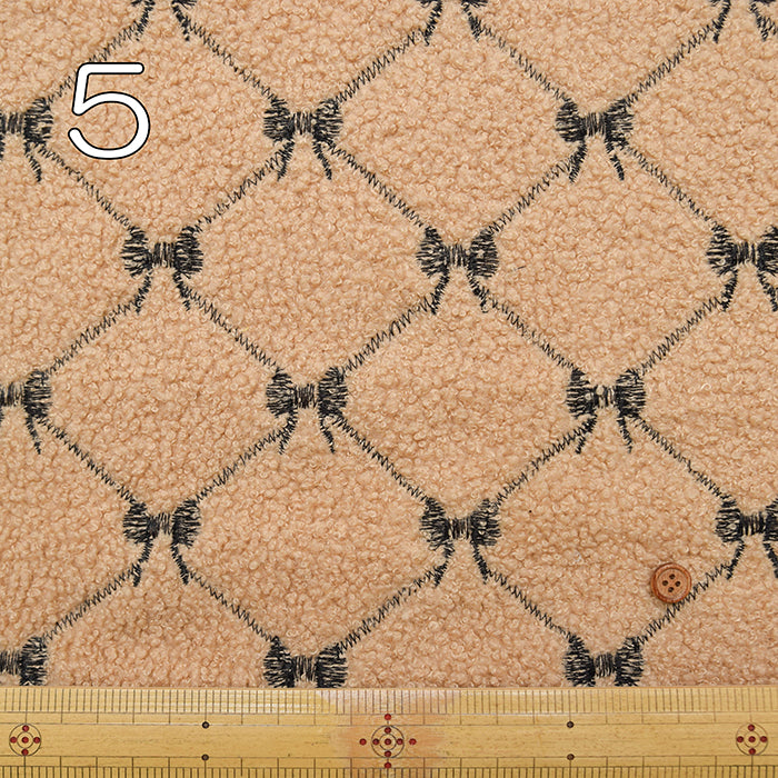 Made in China Poodle Embroidered Fabric - Ribbon - nomura tailor