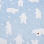 Chinese made  Microfiber Fur Print Fabric - Polar Bear - nomura tailor