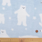Chinese made  Microfiber Fur Print Fabric - Polar Bear - nomura tailor