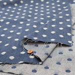 Made in China Cotton Denim Jacquard - Dot - nomura tailor