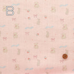 Made in China Drop-needle Knit Print Fabric - Rabbit and Bear - nomura tailor