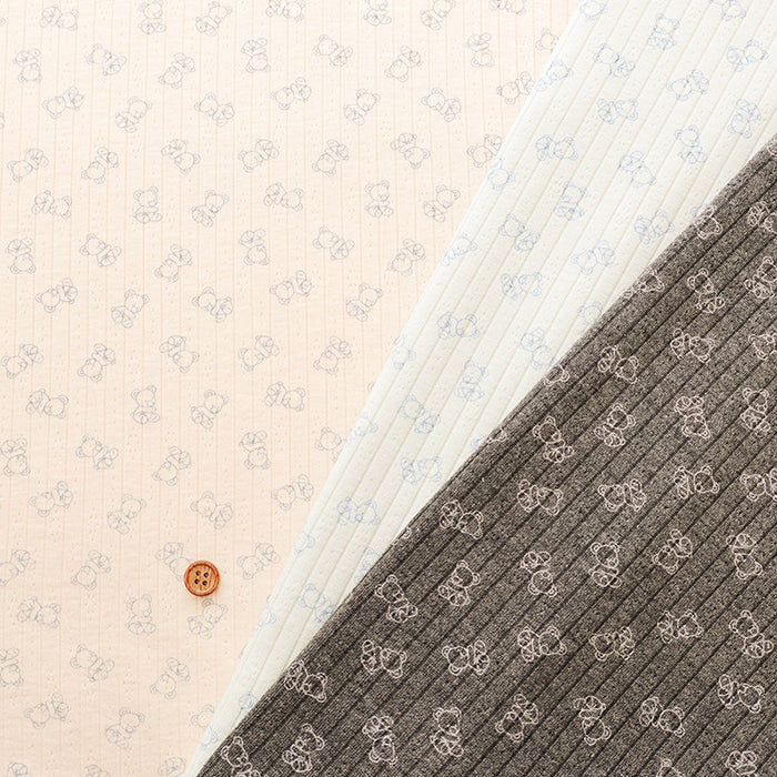 Made in China Drop-needle Knit Print Fabric - Bear - nomura tailor