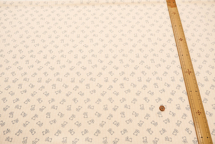 Made in China Drop-needle Knit Print Fabric - Bear - nomura tailor