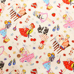 Cotton Muslin Inkjet-printed Fabric - Stylish Girl - nomura tailor