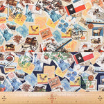 Cotton Sheeting Digital Print Fabric – Prism – Stamp - nomura tailor