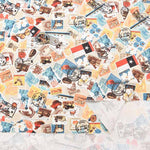 Cotton Sheeting Digital Print Fabric – Prism – Stamp - nomura tailor
