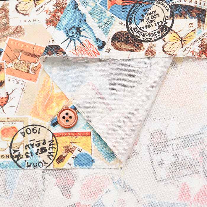 Cotton Sheeting Digital Print Fabric – Prism – Stamp - nomura tailor