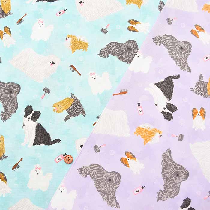 Cotton Sheeting Digital Print Fabric – Prism – Dog Salon - nomura tailor