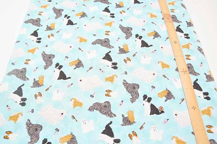 Cotton Sheeting Digital Print Fabric – Prism – Dog Salon - nomura tailor