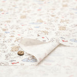 Cotton Muslin Inkjet-printed Fabric - Prism Close Friends - nomura tailor
