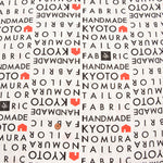 Nomuratailor Original Cotton muslin Inkjet Print - “Welcome to Nomuratailor” - nomura tailor
