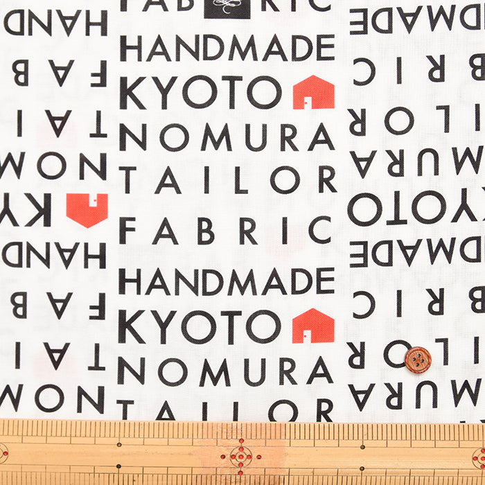Nomuratailor Original Cotton muslin Inkjet Print - “Welcome to Nomuratailor” - nomura tailor