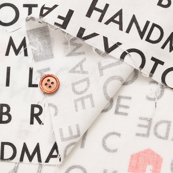 Nomuratailor Original Cotton muslin Inkjet Print - “Welcome to Nomuratailor” - nomura tailor