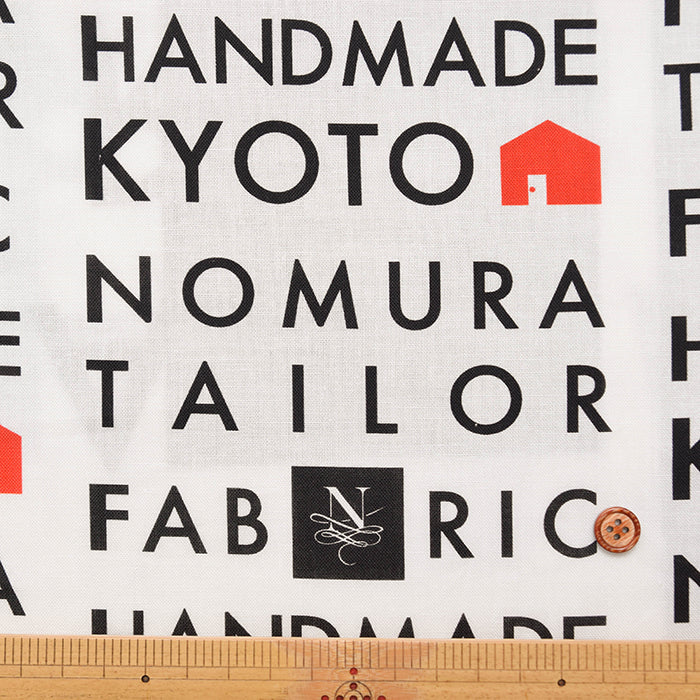 Nomuratailor Original Fabric - Cotton muslin Inkjet Print “Let’s make the Cotton Bag, shall we?” - nomura tailor
