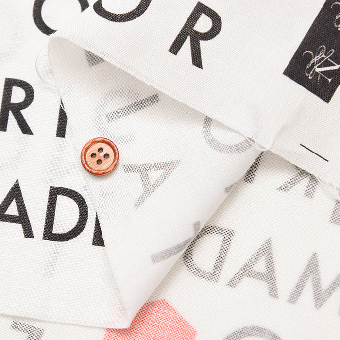 Nomuratailor Original Fabric - Cotton muslin Inkjet Print “Let’s make the Cotton Bag, shall we?” - nomura tailor
