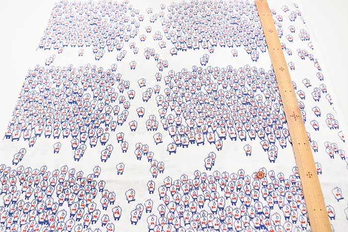 Organic Cotton Hand-Printed Fabric Spica’s Garden - Muu-chan Series Sing - nomura tailor