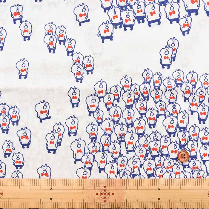 Organic Cotton Hand-Printed Fabric Spica’s Garden - Muu-chan Series Sing - nomura tailor