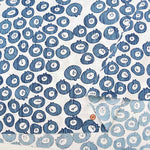 Organic Cotton Hand-Printed Fabric Spica’s Garden - Muu-chan Series Stripes - nomura tailor