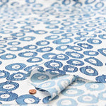 Organic Cotton Hand-Printed Fabric Spica’s Garden - Muu-chan Series Stripes - nomura tailor