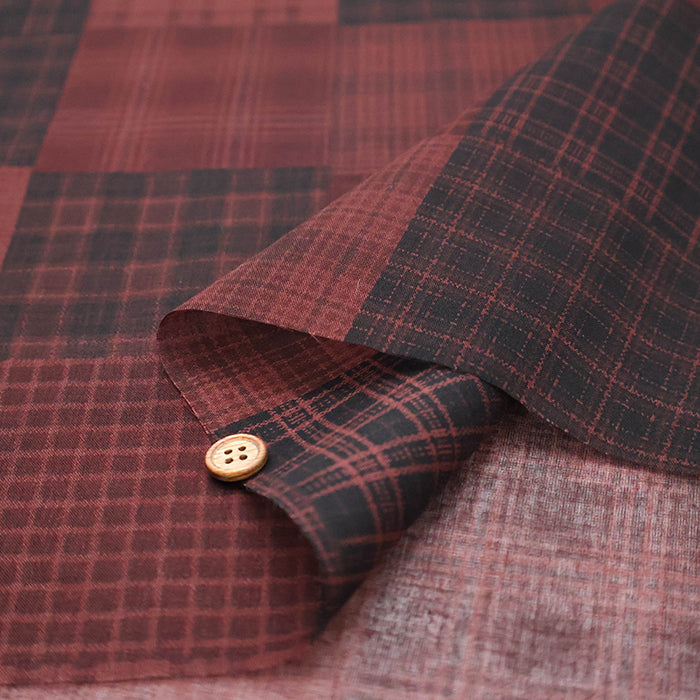 Cotton Lawn Printed Fabric - Patchwork-Style - nomura tailor