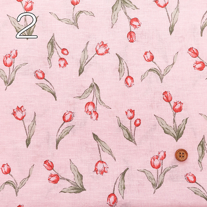 C/L Muslin Soft-Finished Fabric Ensoleille- Tulip - nomura tailor