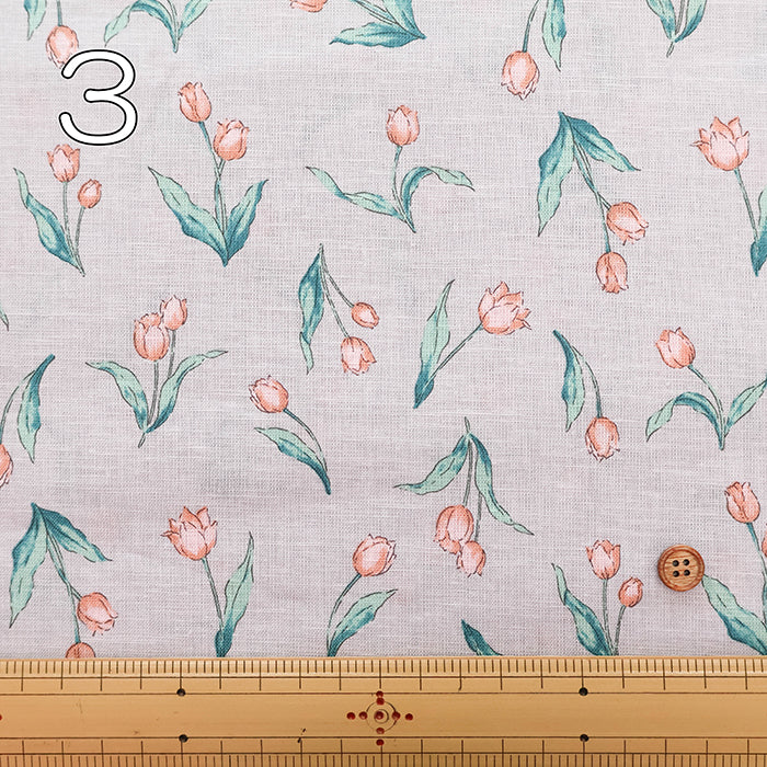C/L Muslin Soft-Finished Fabric Ensoleille- Tulip - nomura tailor
