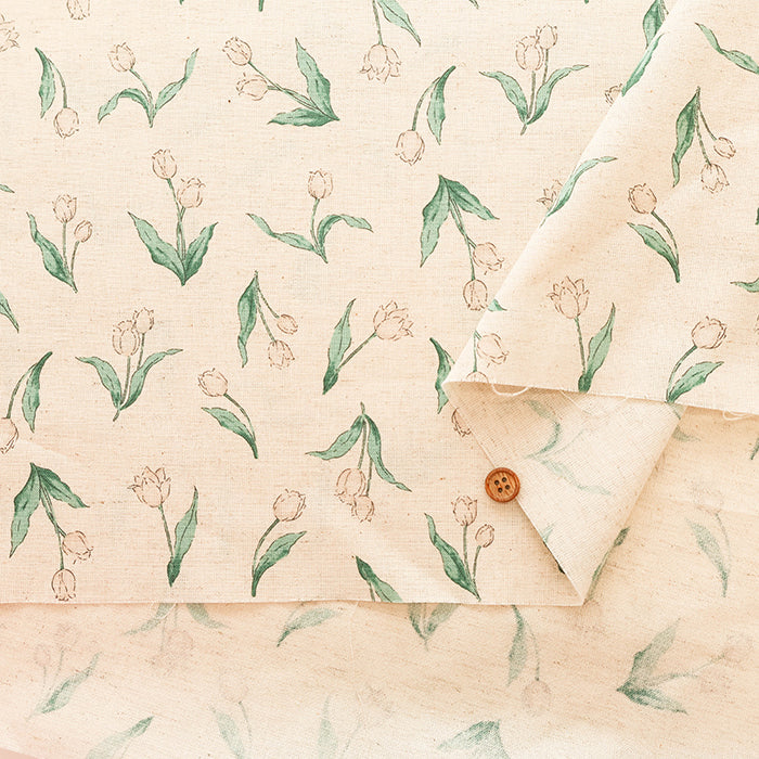 C/L Muslin Soft-Finished Fabric Ensoleille- Tulip - nomura tailor