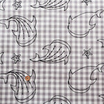 Cotton Cambric Embroidered Fabric - Whale Shark - nomura tailor