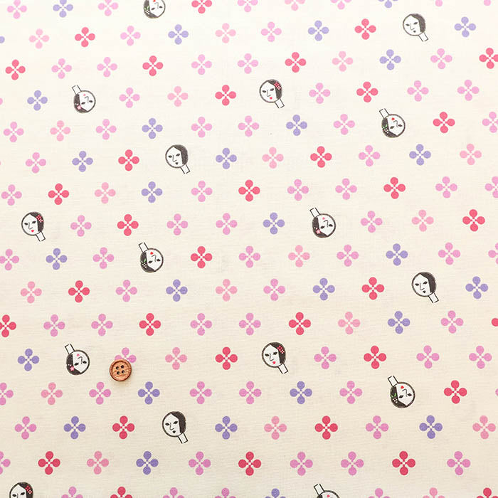 Made in China Cotton Muslin Inkjet-printed Fabric - Yojiya “Hanahonoka” - nomura tailor