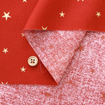 Cotton Muslin Lame (Glitter) Fabric - Christmas - nomura tailor