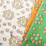 Cotton Muslin Printed Fabric - Haniwa and Kofun - nomura tailor