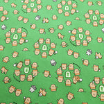 Cotton Muslin Printed Fabric - Haniwa and Kofun - nomura tailor
