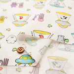 Cotton Muslin Printed Fabric - UFO - nomura tailor