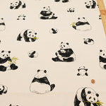 Cotton Oxford Fabric - Panda - nomura tailor