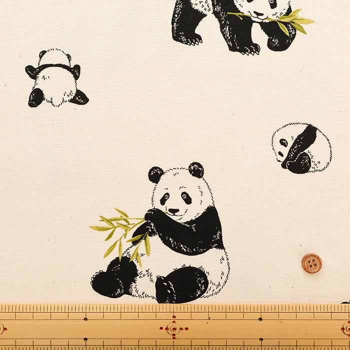Cotton Oxford Fabric - Panda - nomura tailor