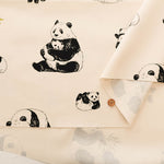 Cotton Oxford Fabric - Panda - nomura tailor