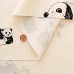 Cotton Oxford Fabric - Panda - nomura tailor