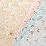 Cotton Poplin Ripple Print Fabric - Ribbon - nomura tailor