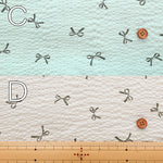 Cotton Poplin Ripple Print Fabric - Ribbon - nomura tailor