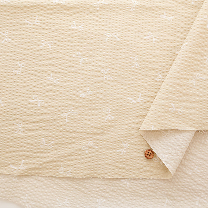 Cotton Poplin Ripple Print Fabric - Ribbon - nomura tailor
