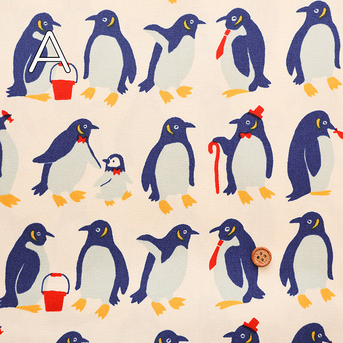 Cotton Oxford Fabric - Penguin - nomura tailor