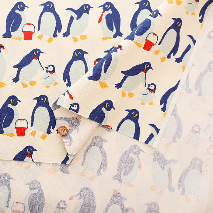 Cotton Oxford Fabric - Penguin - nomura tailor